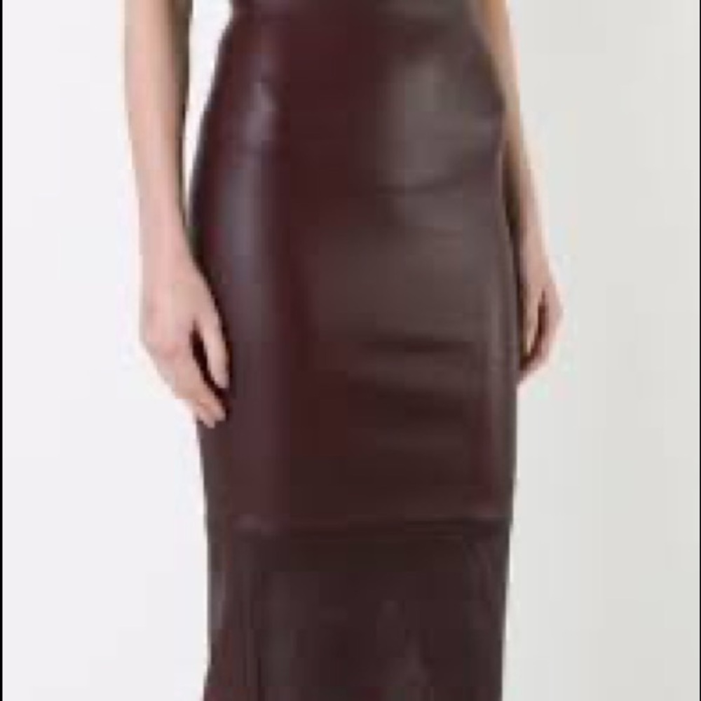 Scanlan and Theodore Calves Leather Skirts